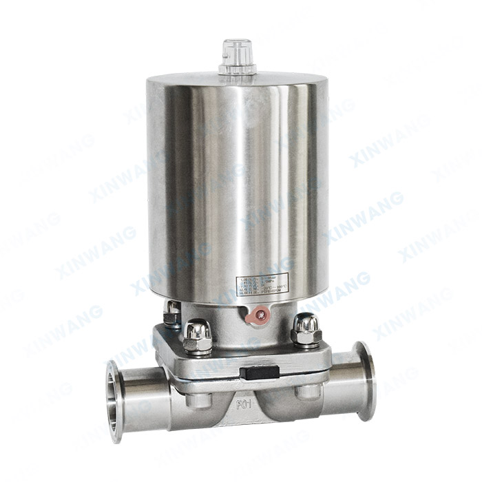 全不锈钢气动快装隔膜阀