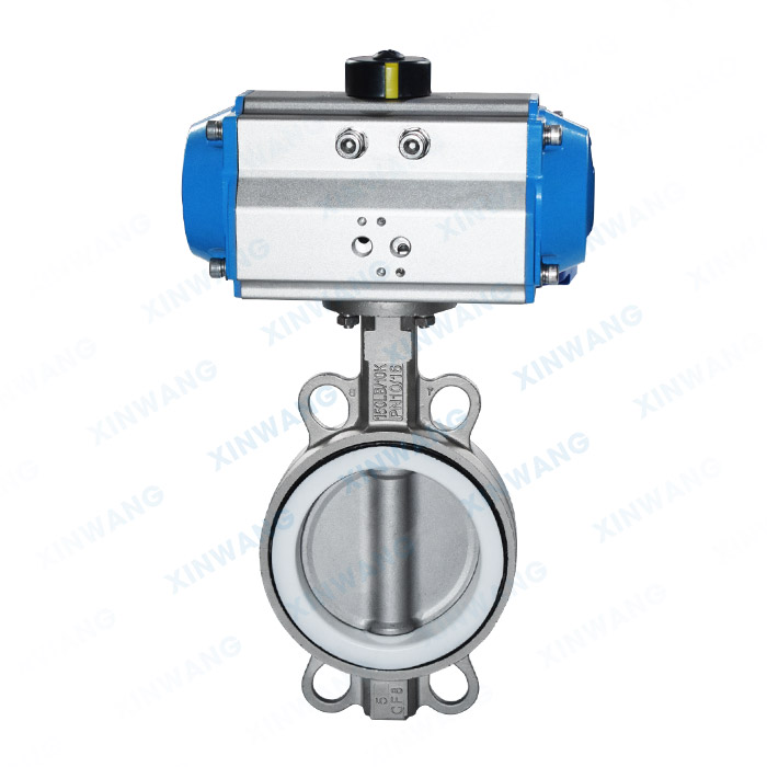 气动全不锈钢对夹蝶阀