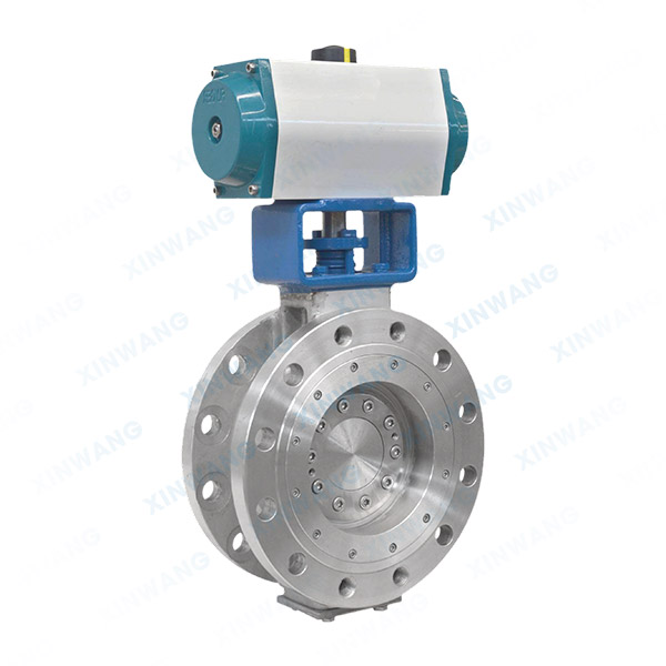 气动双向压蝶阀